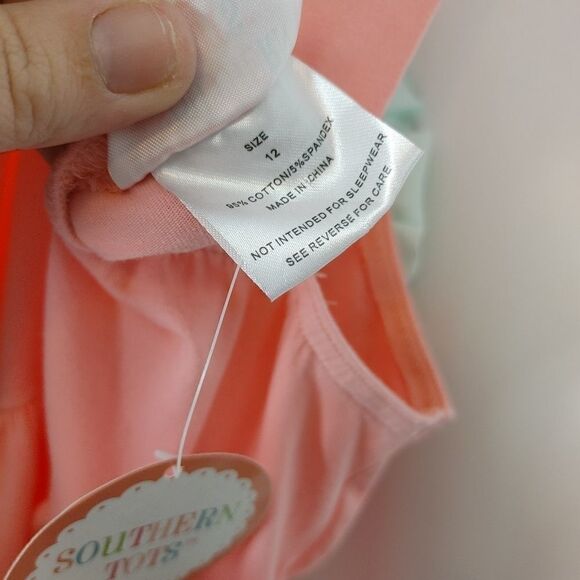 Southern Tots Pastel Pink Blue Nwt Girls Size 12 D - Picture 4 of 7